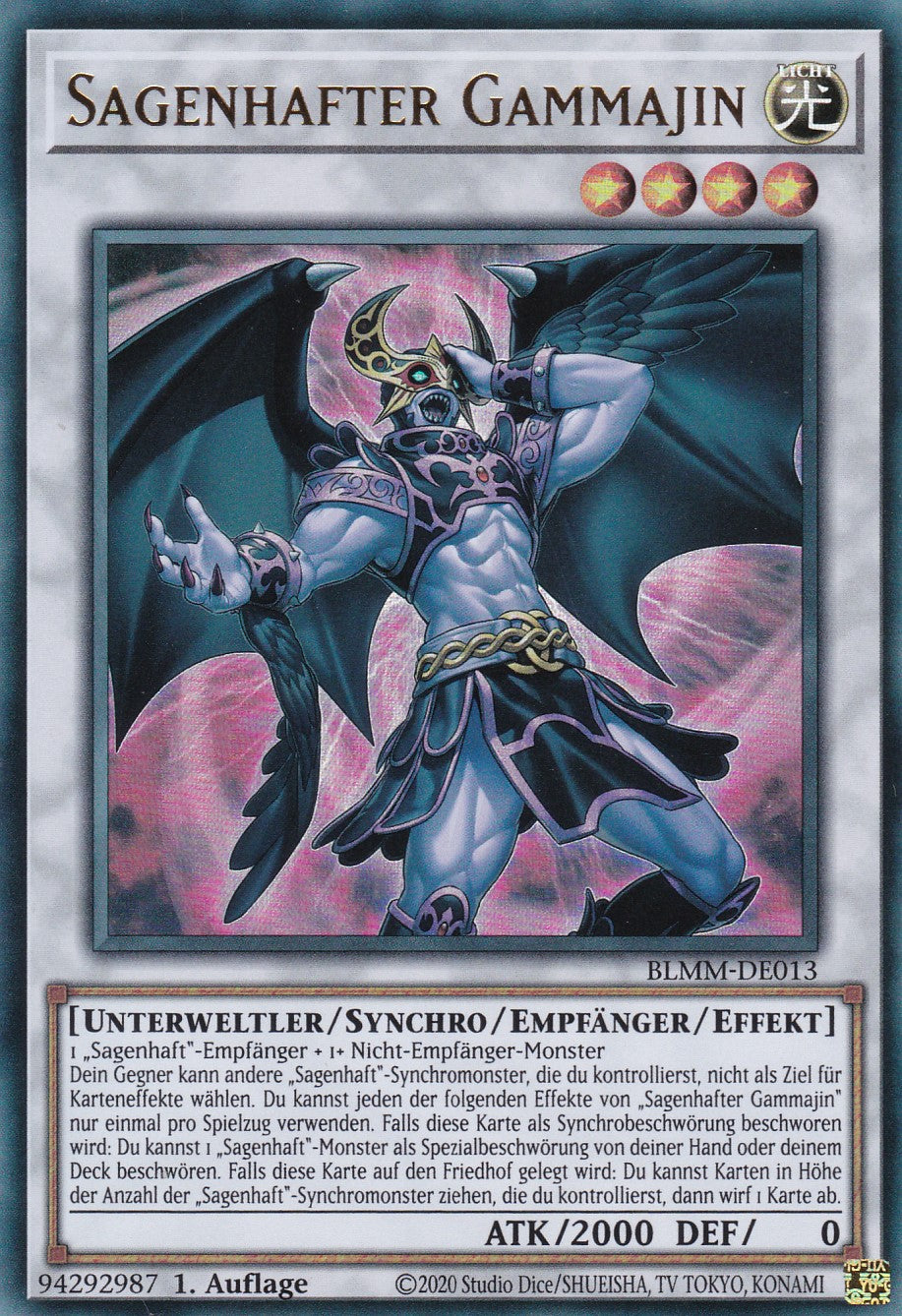 Sagenhafter Gammajin - BLMM-DE013 - Ultra Rare - 1. Auflage - Deutsch - Battles of Legend: Monster Mayhem