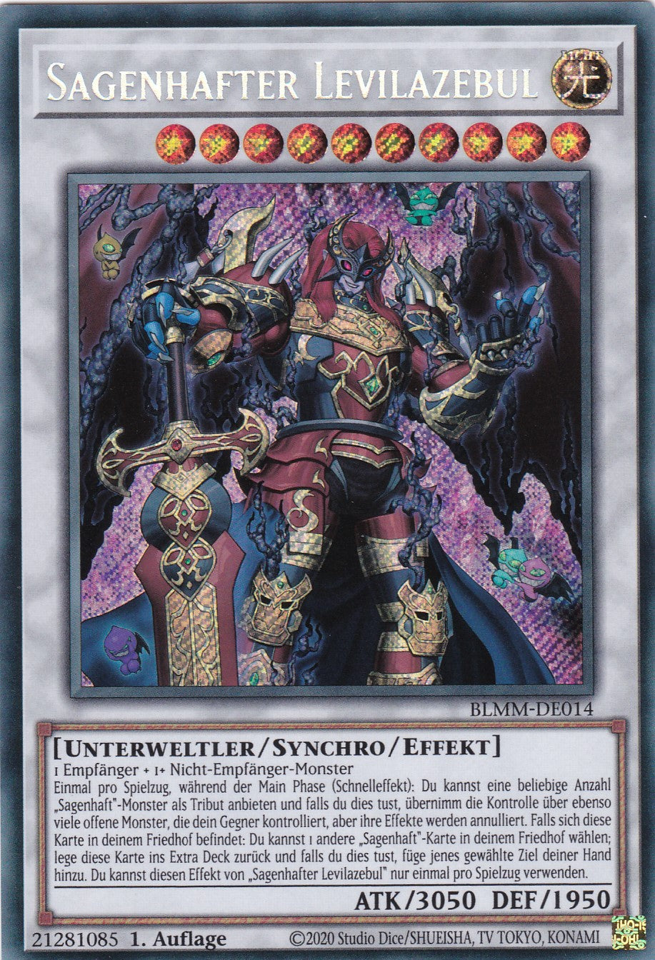 Sagenhafter Levilazebul - BLMM-DE014 - Secret Rare - 1. Auflage - Deutsch - Battles of Legend: Monster Mayhem