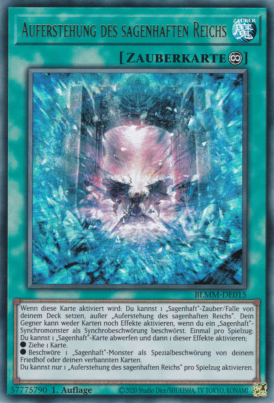 Auferstehung des Sagenhaften Reichs - BLMM-DE015 - Ultra Rare - 1. Auflage - Deutsch - Battles of Legend: Monster Mayhem