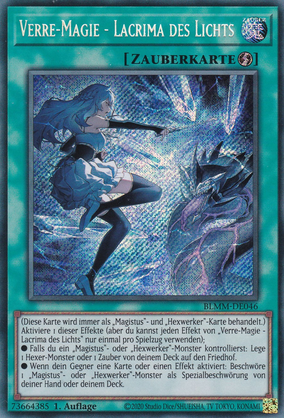Verre Magie Lacrima des Lichts - BLMM-DE046 - Secret Rare - 1. Auflage - Deutsch - Battles of Legend: Monster Mayhem