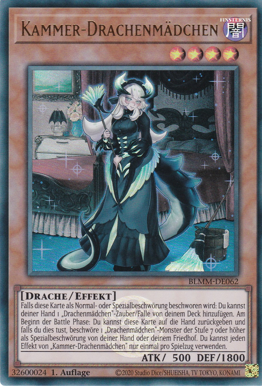 Kammer-Drachenmädchen - BLMM-DE062 - Ultra Rare - 1. Auflage - Deutsch - Battles of Legend: Monster Mayhem