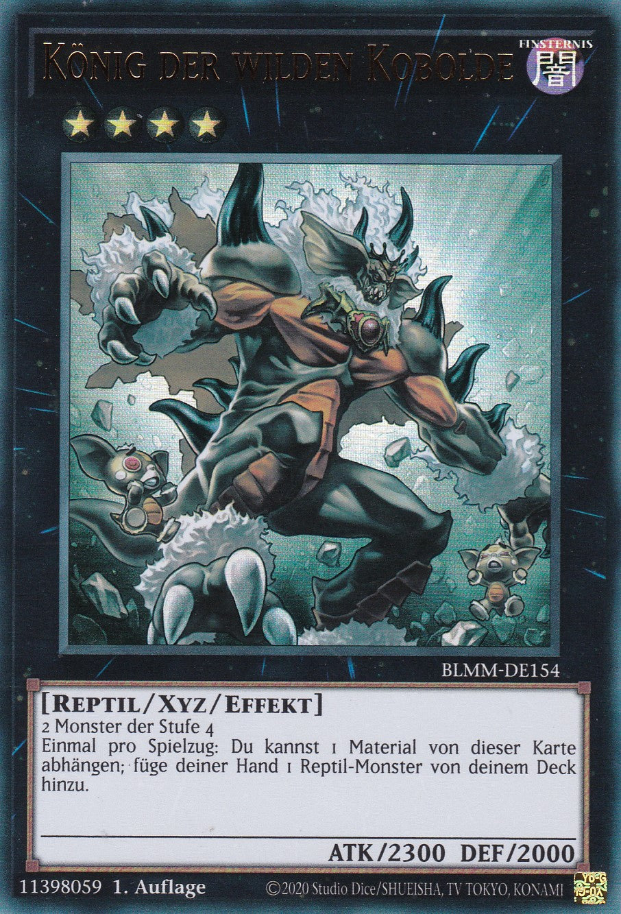 König der wilden Kobolde - BLMM-DE154 - Ultra Rare - 1. Auflage - Deutsch - Battles of Legend: Monster Mayhem