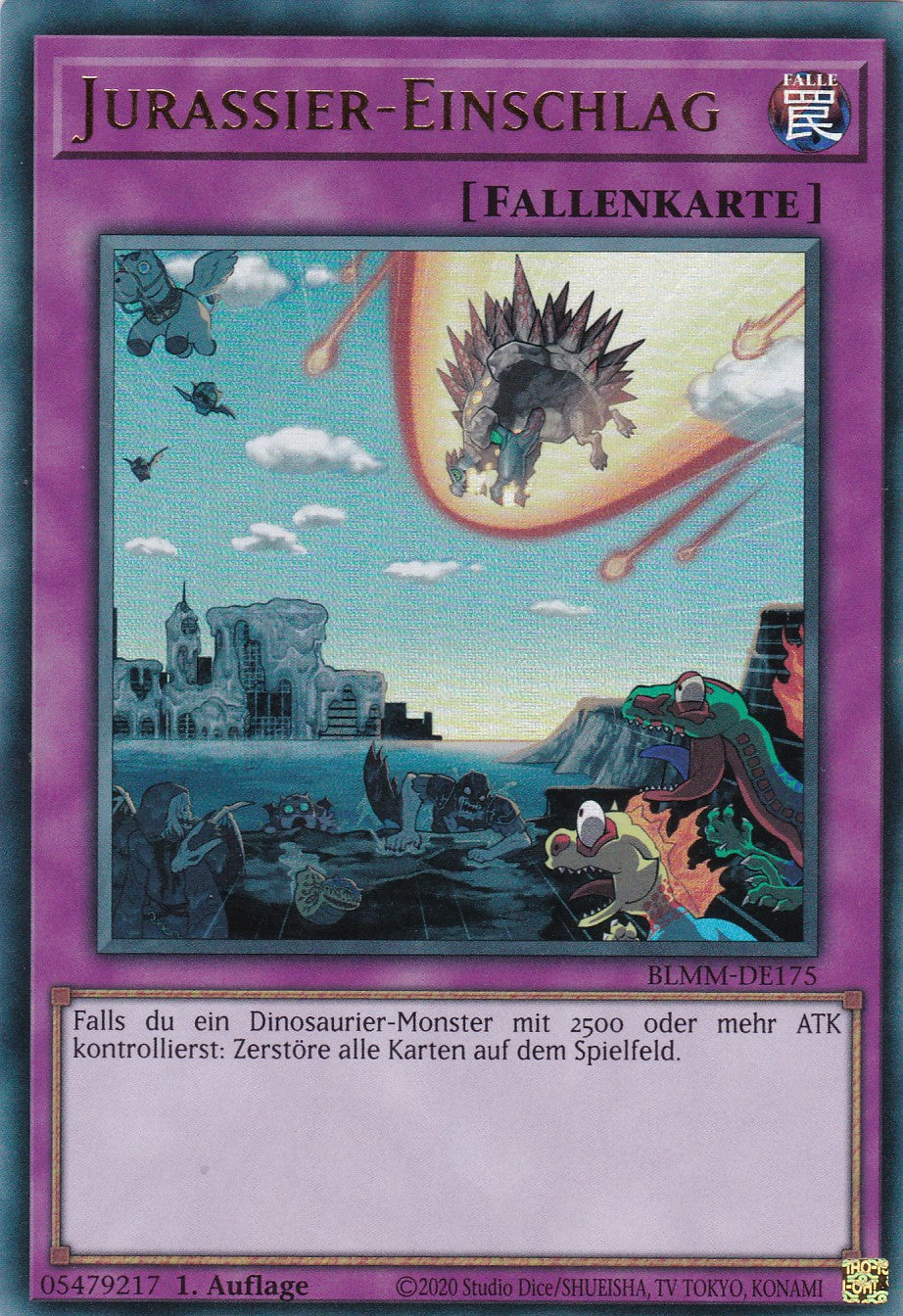 Jurassier-Einschlag - BLMM-DE175 - Ultra Rare - 1. Auflage - Deutsch - Battles of Legend: Monster Mayhem