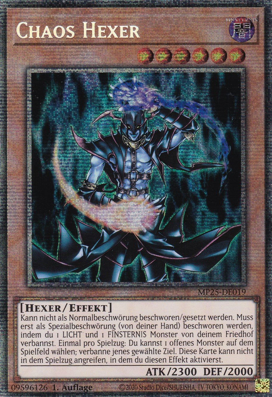 Chaos Hexer – MP25-DE019 – Starlight Rare – 1. Auflage – Deutsch – 2025 Mega-Pack Tin