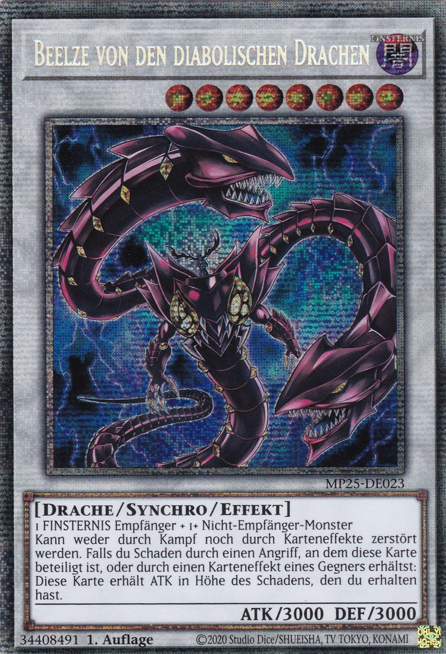 Beezle von den Diabolischen Drachen – MP25-DE023 – Starlight Rare – 1. Auflage – Deutsch – 2025 Mega-Pack Tin