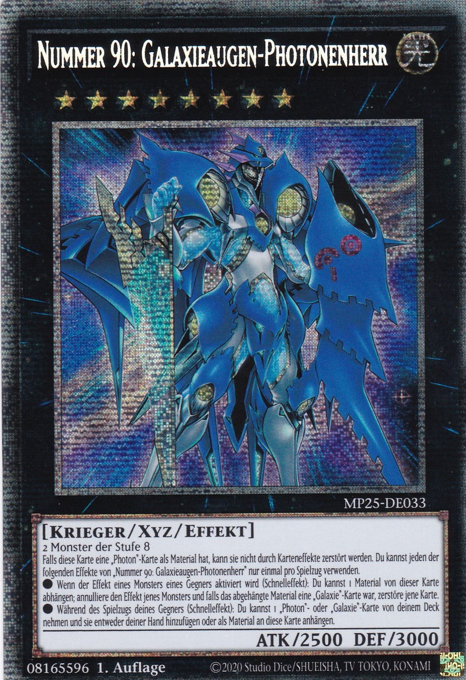 Nummer 90 Galaxieaugen-Photonenherr – MP25-DE033 – Starlight Rare – 1. Auflage – Deutsch – 2025 Mega-Pack Tin