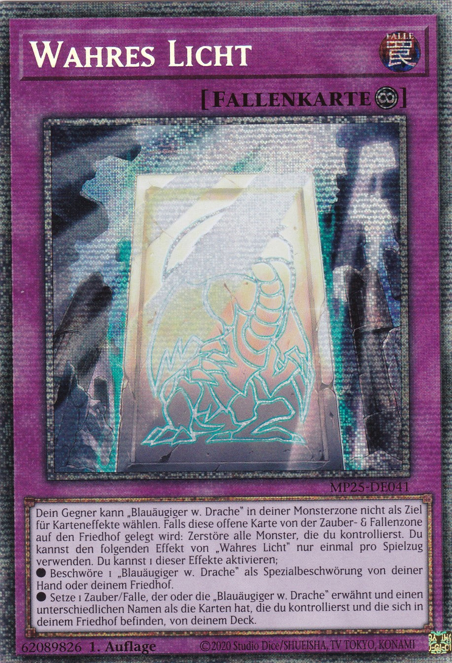 Wahres Licht – MP25-DE041 – Starlight Rare – 1. Auflage – Deutsch – 2025 Mega-Pack Tin