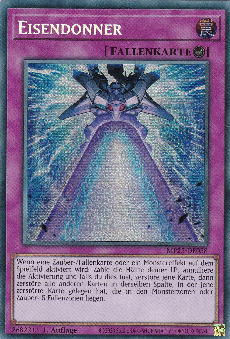 Eisendonner – MP25-DE058 – Secret Rare – 1. Auflage – Deutsch – 2025 Mega-Pack Tin