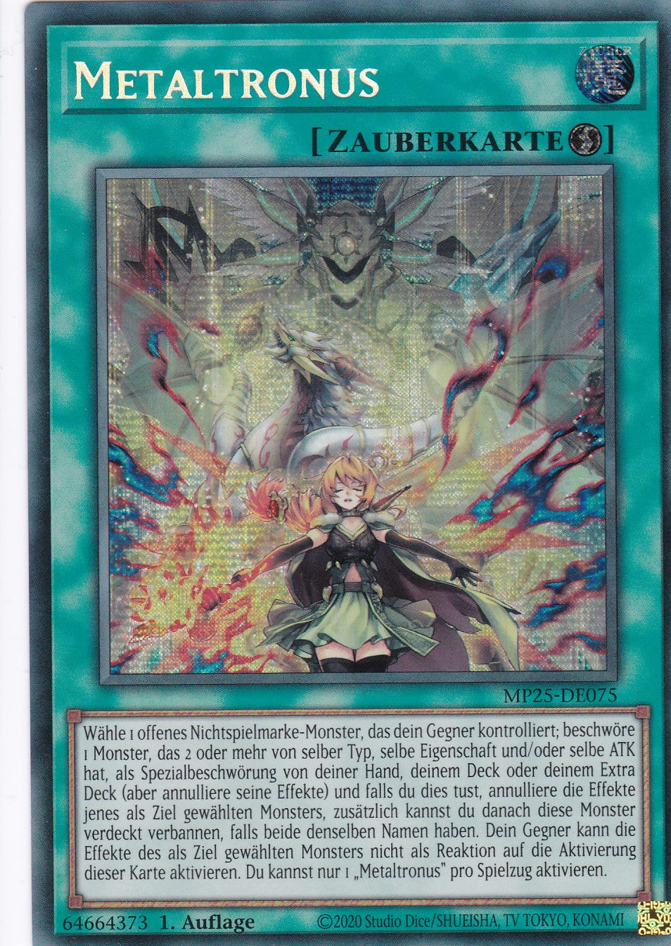 Metaltronus – MP25-DE075 – Secret Rare – 1. Auflage – Deutsch – 2025 Mega-Pack Tin