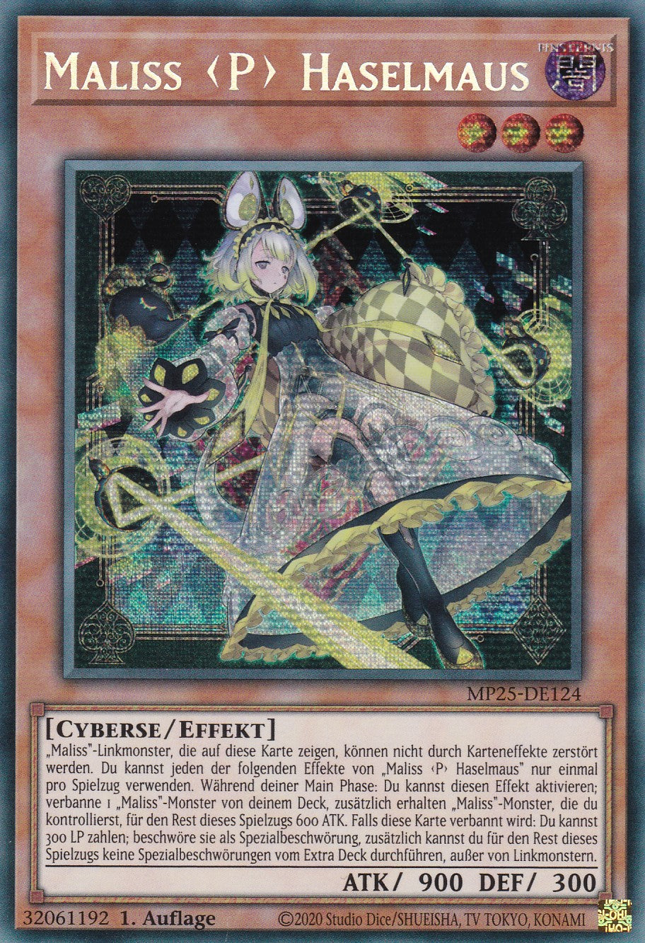 Maliss P Haselmaus – MP25-DE124 – Secret Rare – 1. Auflage – Deutsch – 2025 Mega-Pack Tin