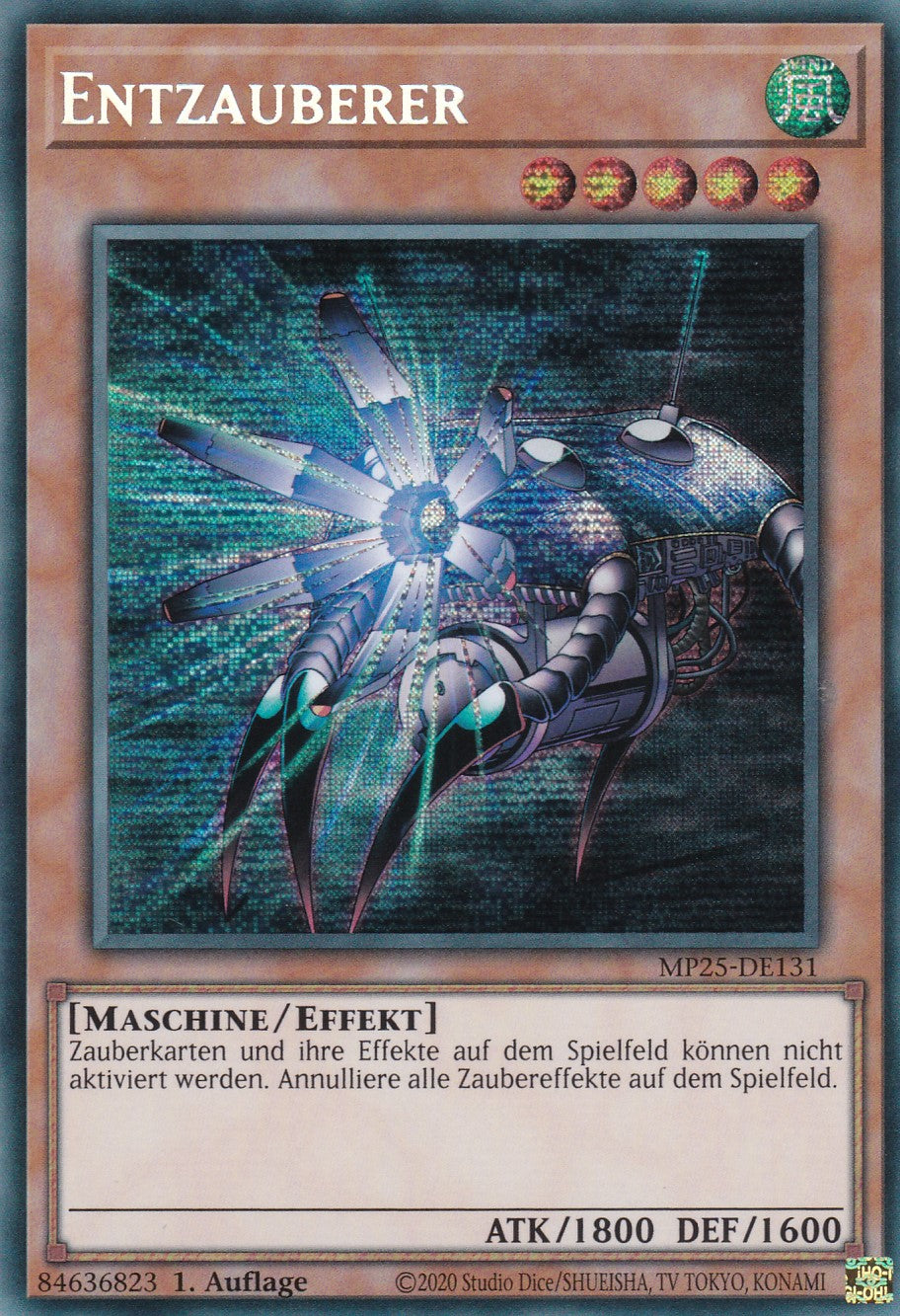 Entzauberer – MP25-DE131 – Secret Rare – 1. Auflage – Deutsch – 2025 Mega-Pack Tin