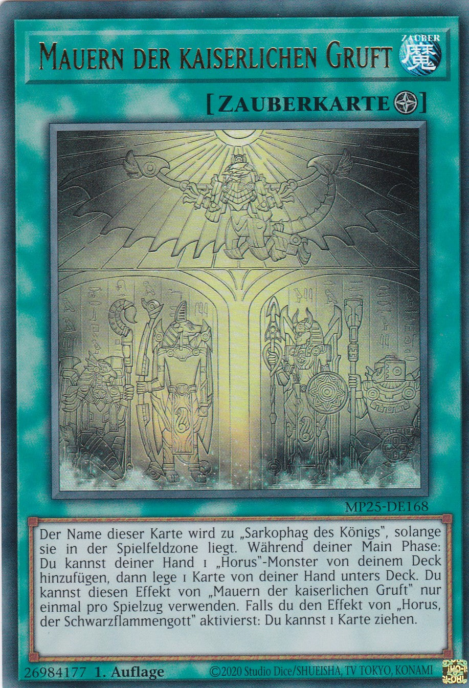 Mauern der kaiserlichen Gruft – MP25-DE168 – Ultra Rare – 1. Auflage – Deutsch – 2025 Mega-Pack Tin