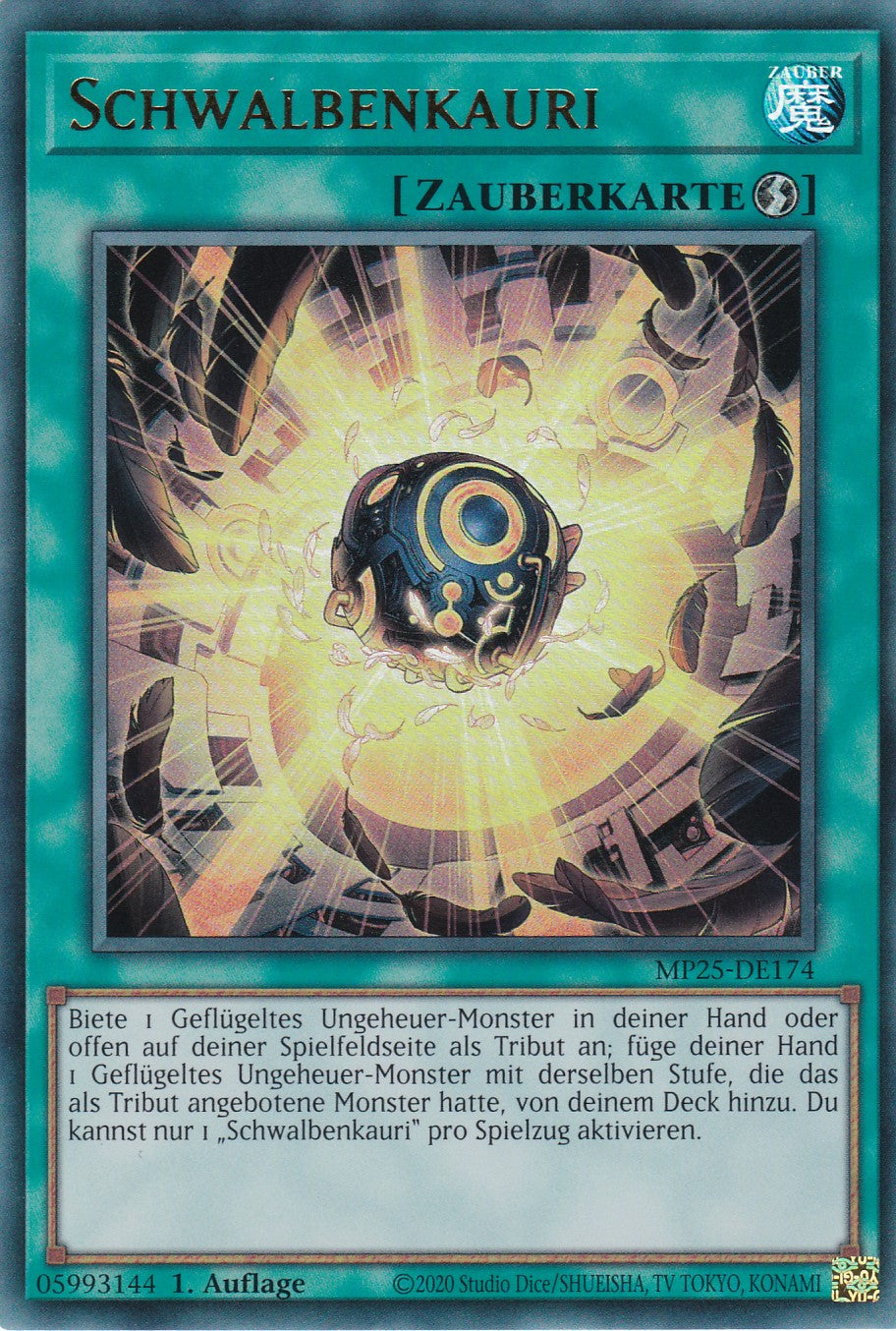 Schwalbenkauri – MP25-DE174 – Ultra Rare – 1. Auflage – Deutsch – 2025 Mega-Pack Tin