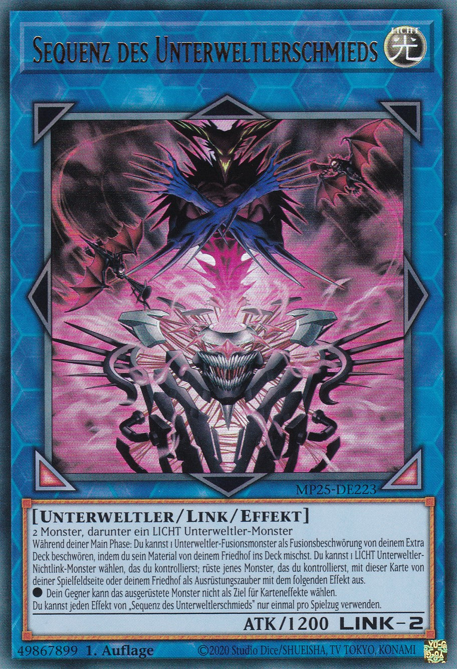 Sequenz des Unterweltlerschmieds – MP25-DE223 – Ultra Rare – 1. Auflage – Deutsch – 2025 Mega-Pack Tin