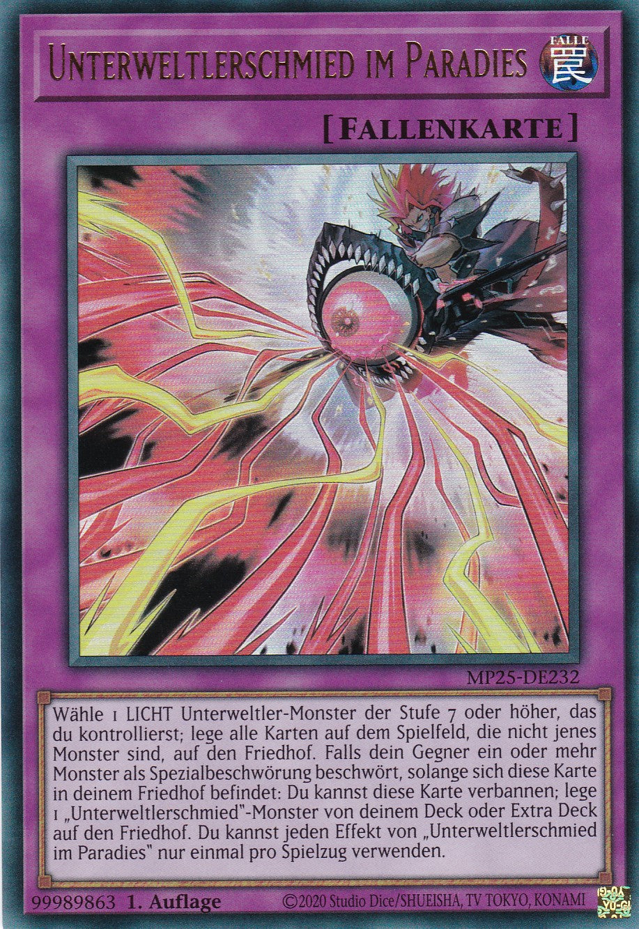Unterweltlerschmied im Paradies – MP25-DE232 – Ultra Rare – 1. Auflage – Deutsch – 2025 Mega-Pack Tin