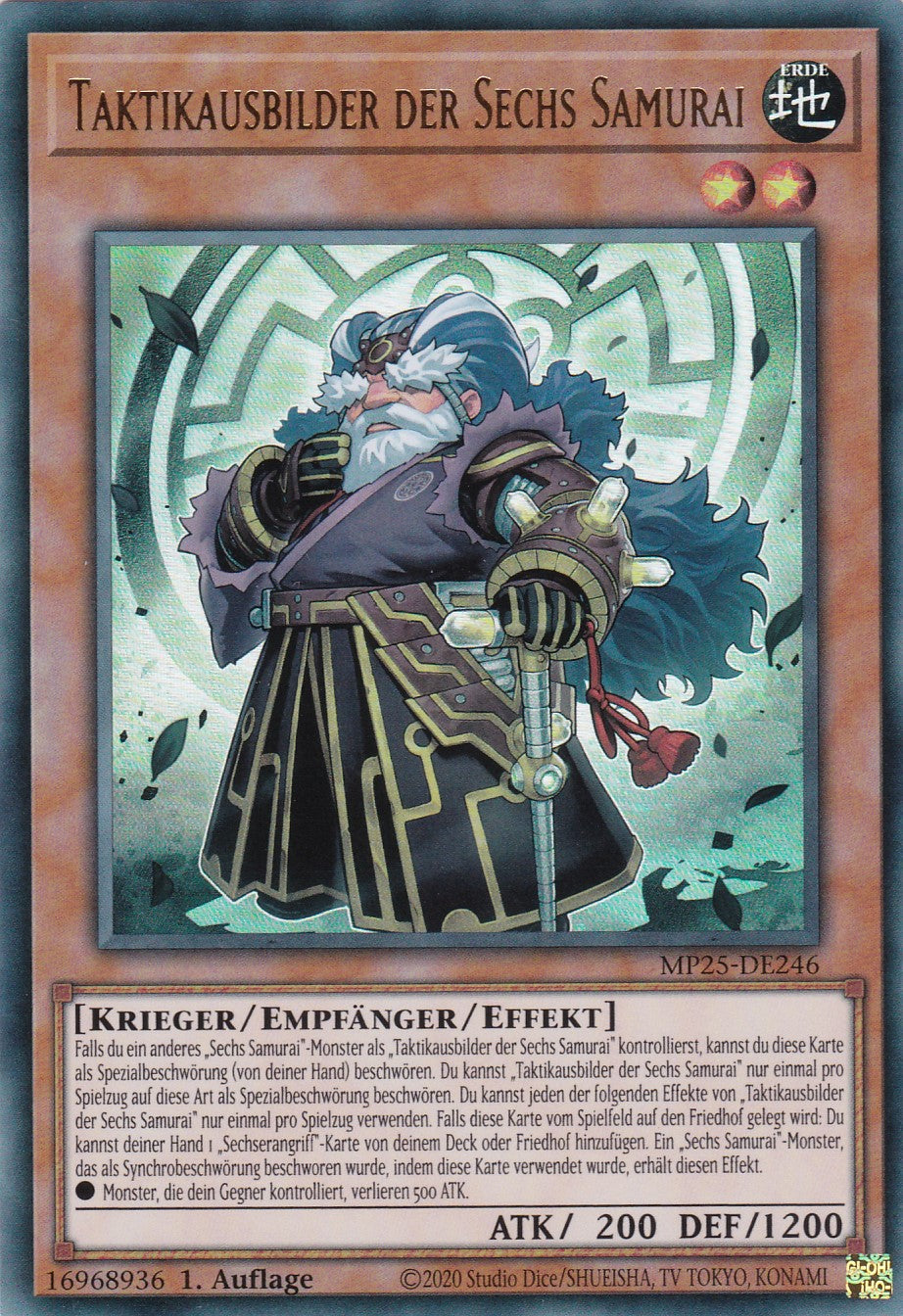 Taktikausbilder der Sechs Samurai – MP25-DE246 – Ultra Rare – 1. Auflage – Deutsch – 2025 Mega-Pack Tin