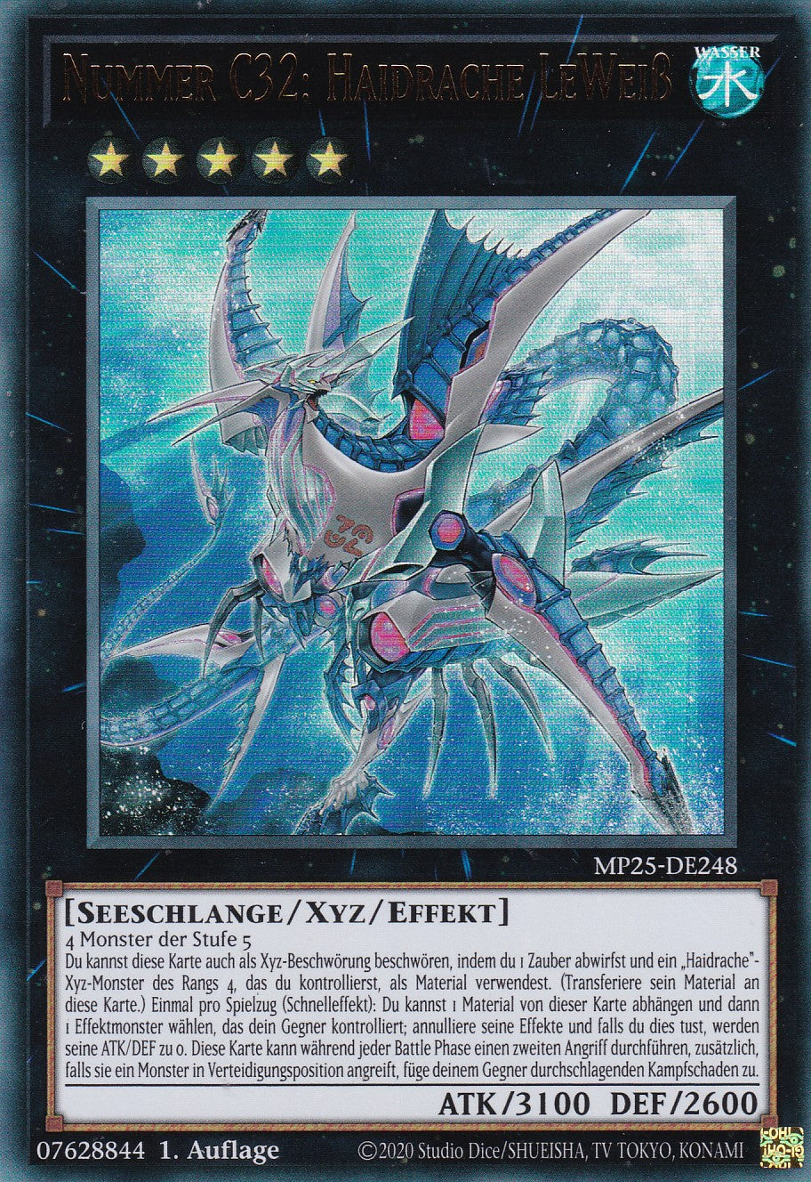 Nummer C32: Haidrache LeWeiß – MP25-DE248 – Ultra Rare – 1. Auflage – Deutsch – 2025 Mega-Pack Tin
