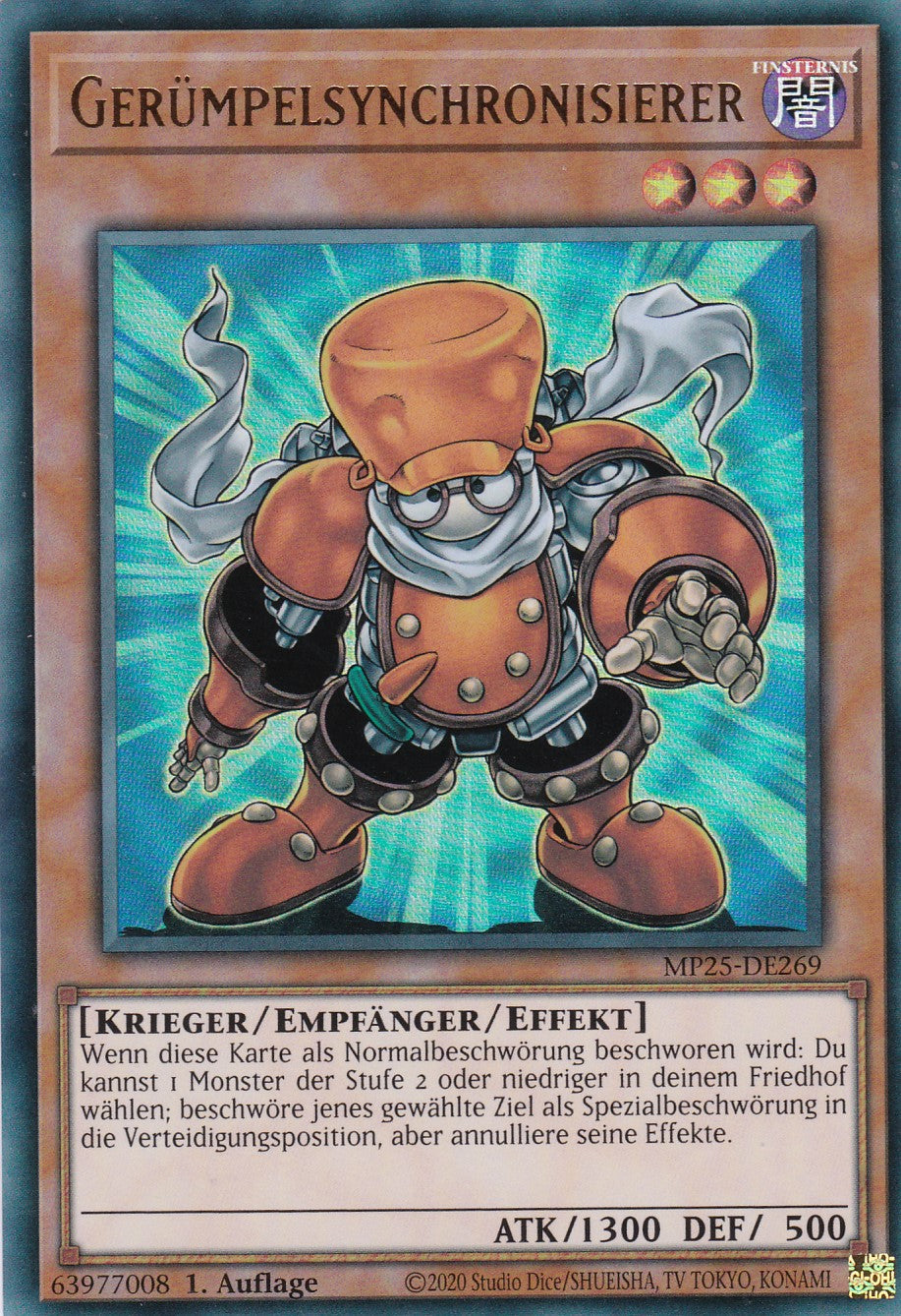 Gerümpelsynchronisierer – MP25-DE269 – Ultra Rare – 1. Auflage – Deutsch – 2025 Mega-Pack Tin