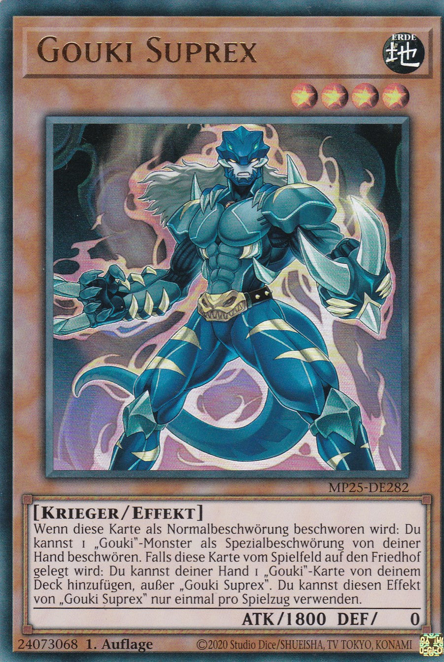 Gouki Suprex – MP25-DE282 – Ultra Rare – 1. Auflage – Deutsch – 2025 Mega-Pack Tin