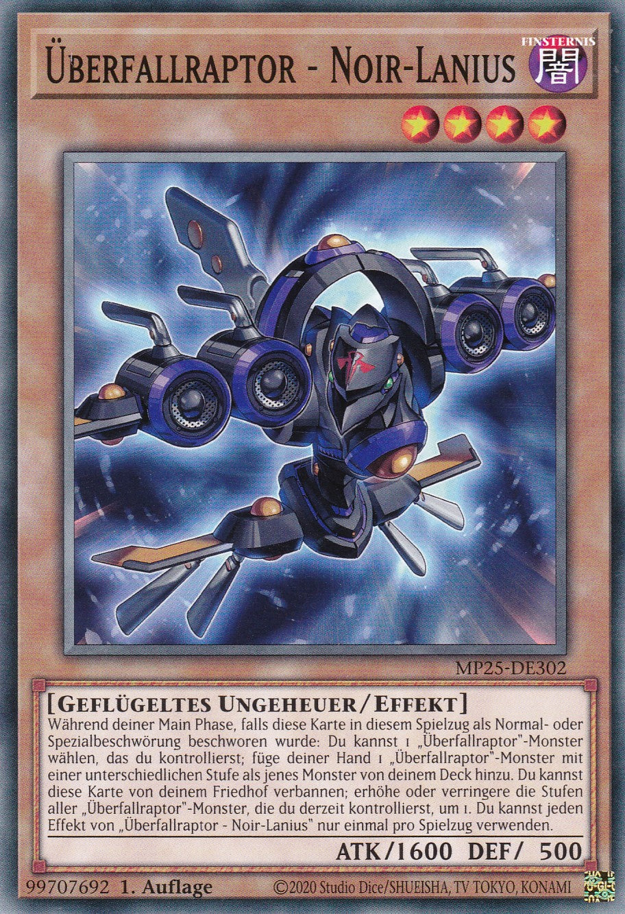 Überfallraptor - Noir-Lanius – MP25-DE302 – Common – 1. Auflage – Deutsch – 2025 Mega-Pack Tin