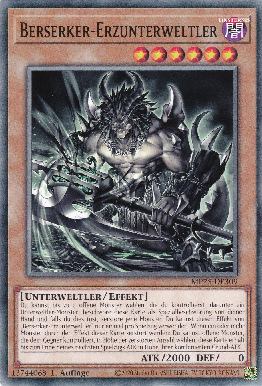 Berserker-Erzunterweltler – MP25-DE309 – Common – 1. Auflage – Deutsch – 2025 Mega-Pack Tin