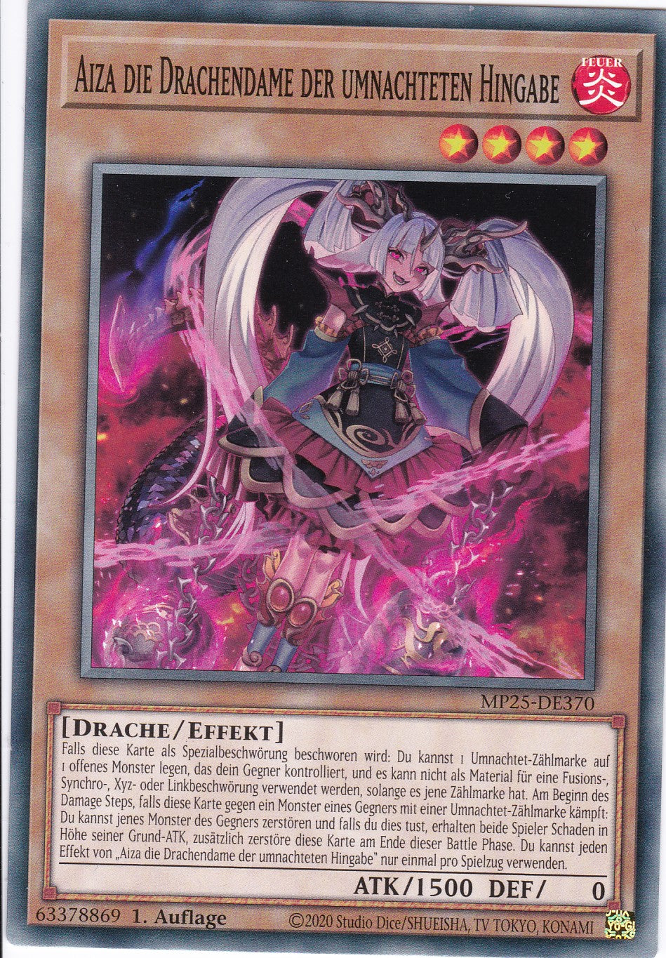 Aiza die Drachendame der umnachteten Hingabe – MP25-DE370 – Common – 1. Auflage – Deutsch – 2025 Mega-Pack Tin