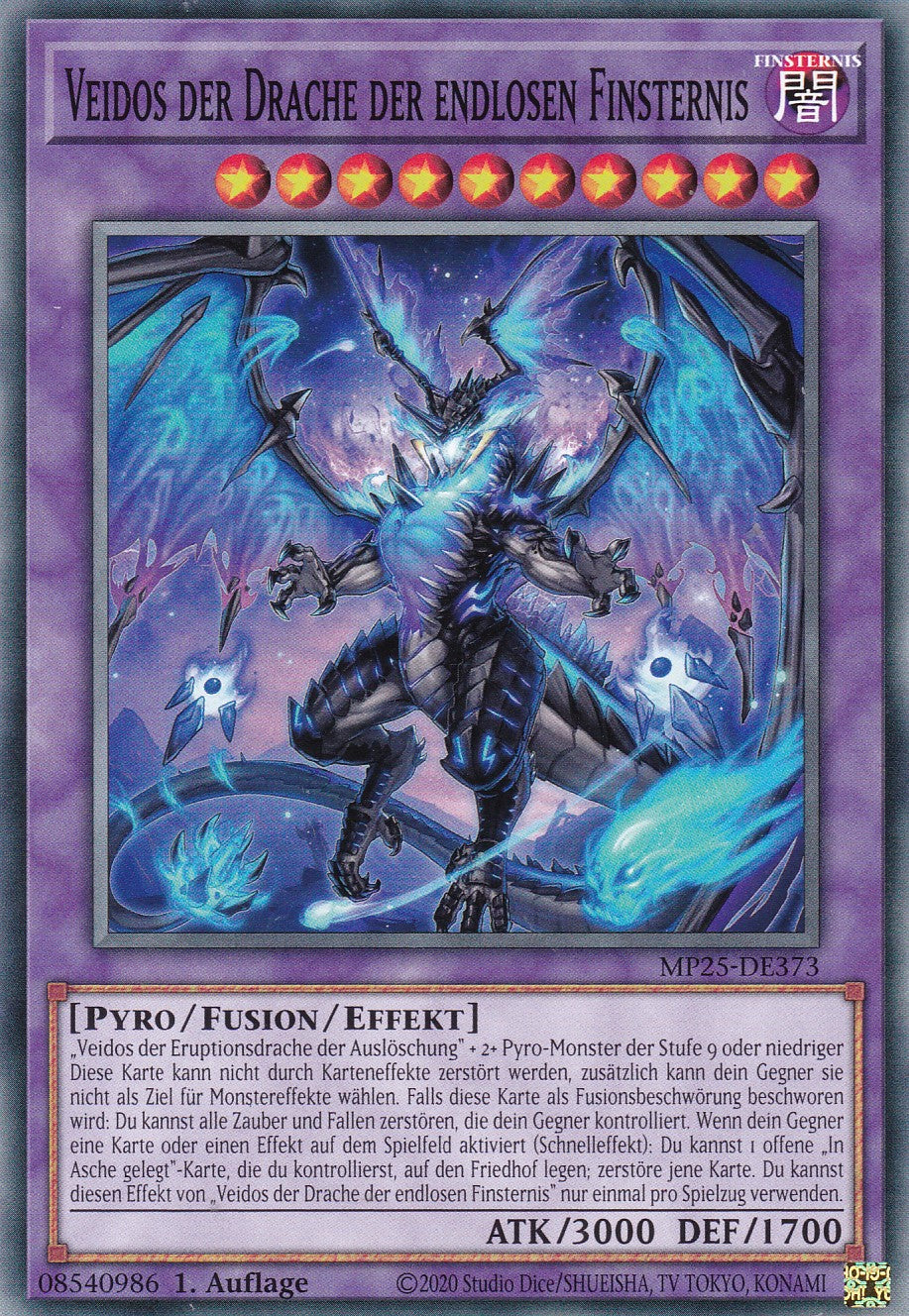 Veidos der Drache der endlosen Finsternis – MP25-DE373 – Common – 1. Auflage – Deutsch – 2025 Mega-Pack Tin