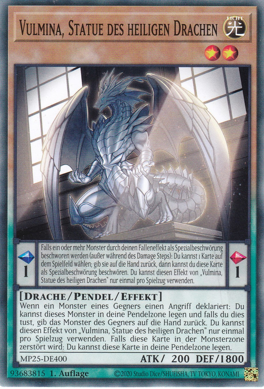 Vulmina, Statue des heiligen Drachen – MP25-DE400 – Common – 1. Auflage – Deutsch – 2025 Mega-Pack Tin