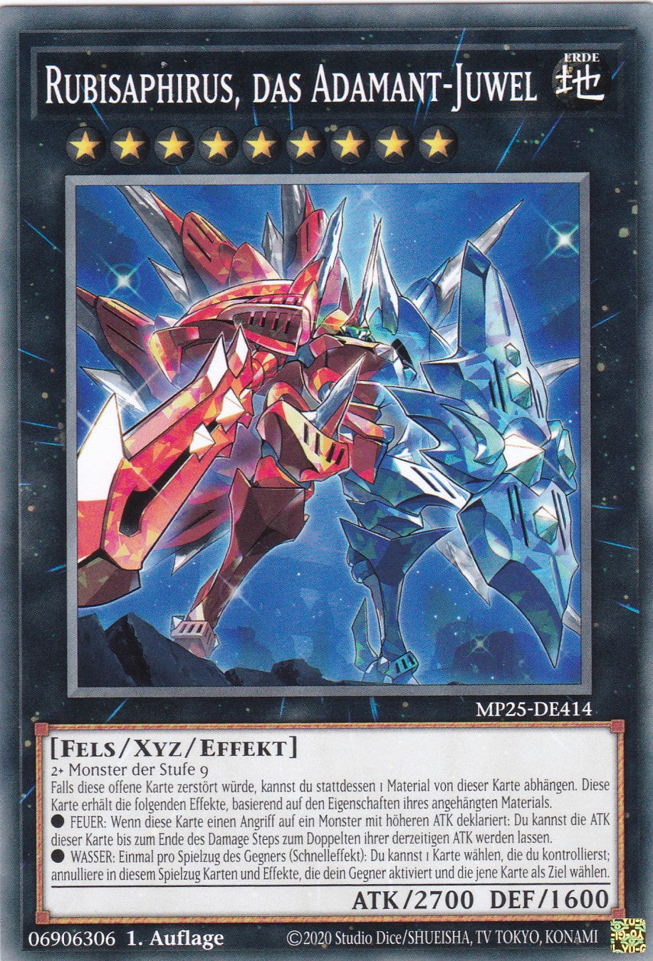 Rubisaphirus, das Adamant-Juwel – MP25-DE414 – Common – 1. Auflage – Deutsch – 2025 Mega-Pack Tin