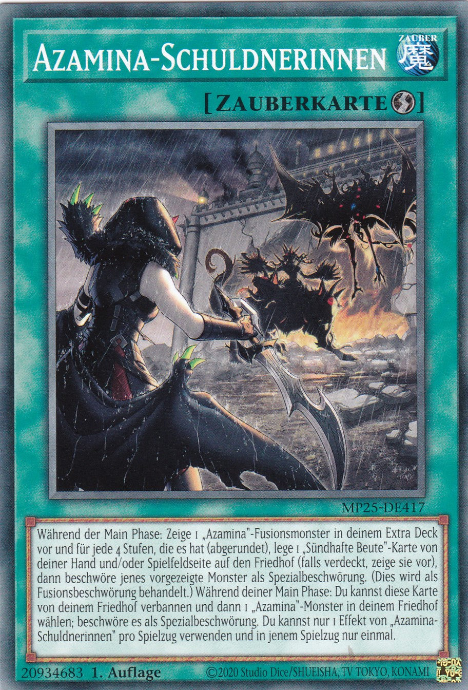 Azamina-Schuldnerinnen – MP25-DE417 – Common – 1. Auflage – Deutsch – 2025 Mega-Pack Tin