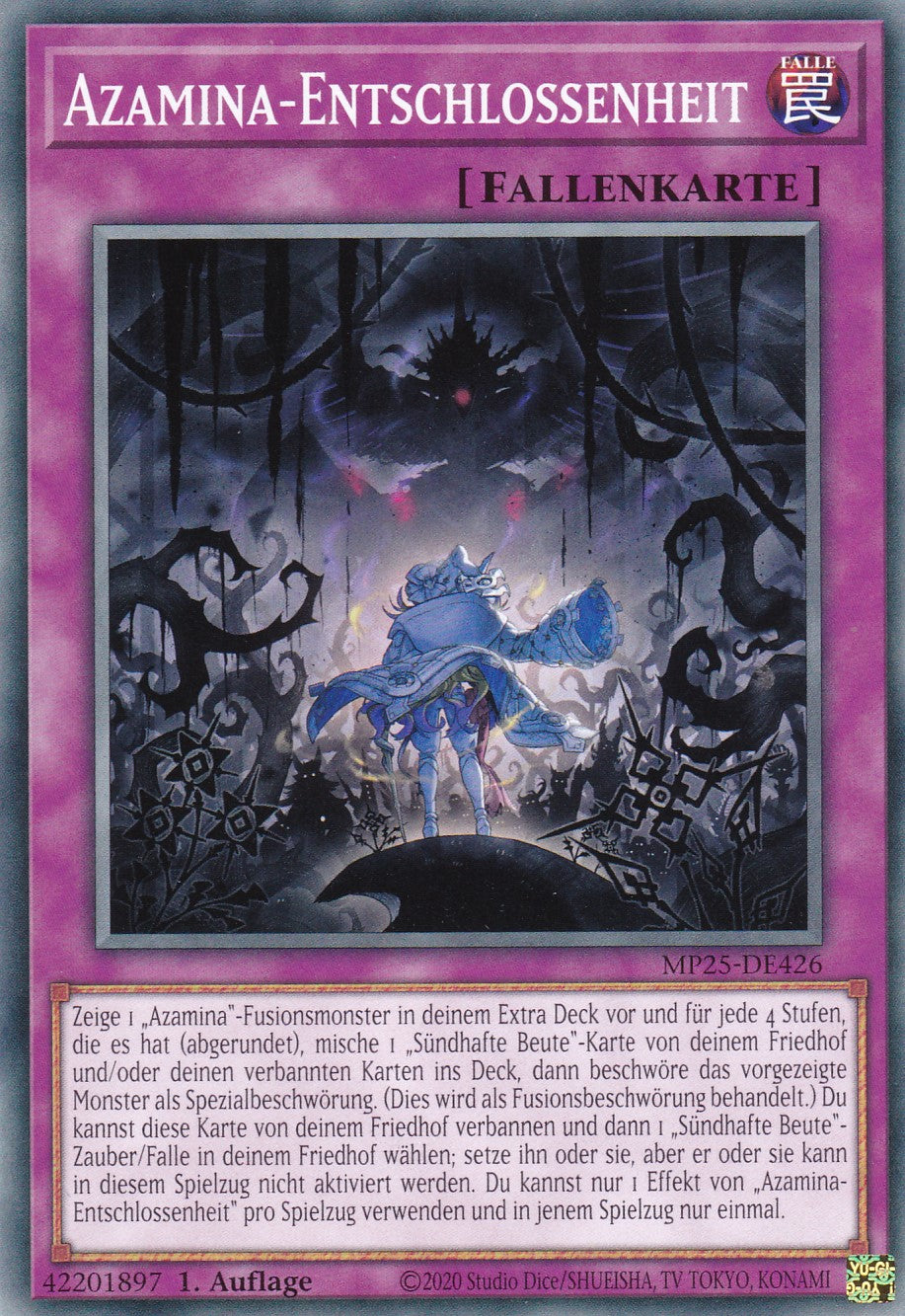 Azamina-Entschlossenheit – MP25-DE426 – Common – 1. Auflage – Deutsch – 2025 Mega-Pack Tin