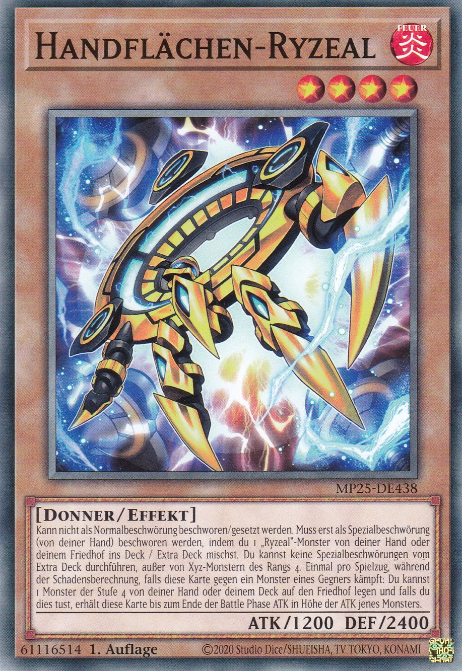 Handflächen-Ryzeal – MP25-DE438 – Common – 1. Auflage – Deutsch – 2025 Mega-Pack Tin