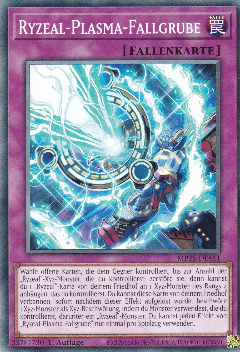 Ryzeal-Plasma-Fallgrube – MP25-DE441 – Common – 1. Auflage – Deutsch – 2025 Mega-Pack Tin