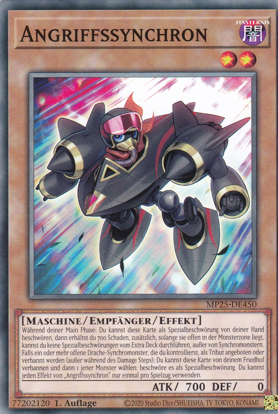 Angriffssynchron – MP25-DE450 – Common – 1. Auflage – Deutsch – 2025 Mega-Pack Tin
