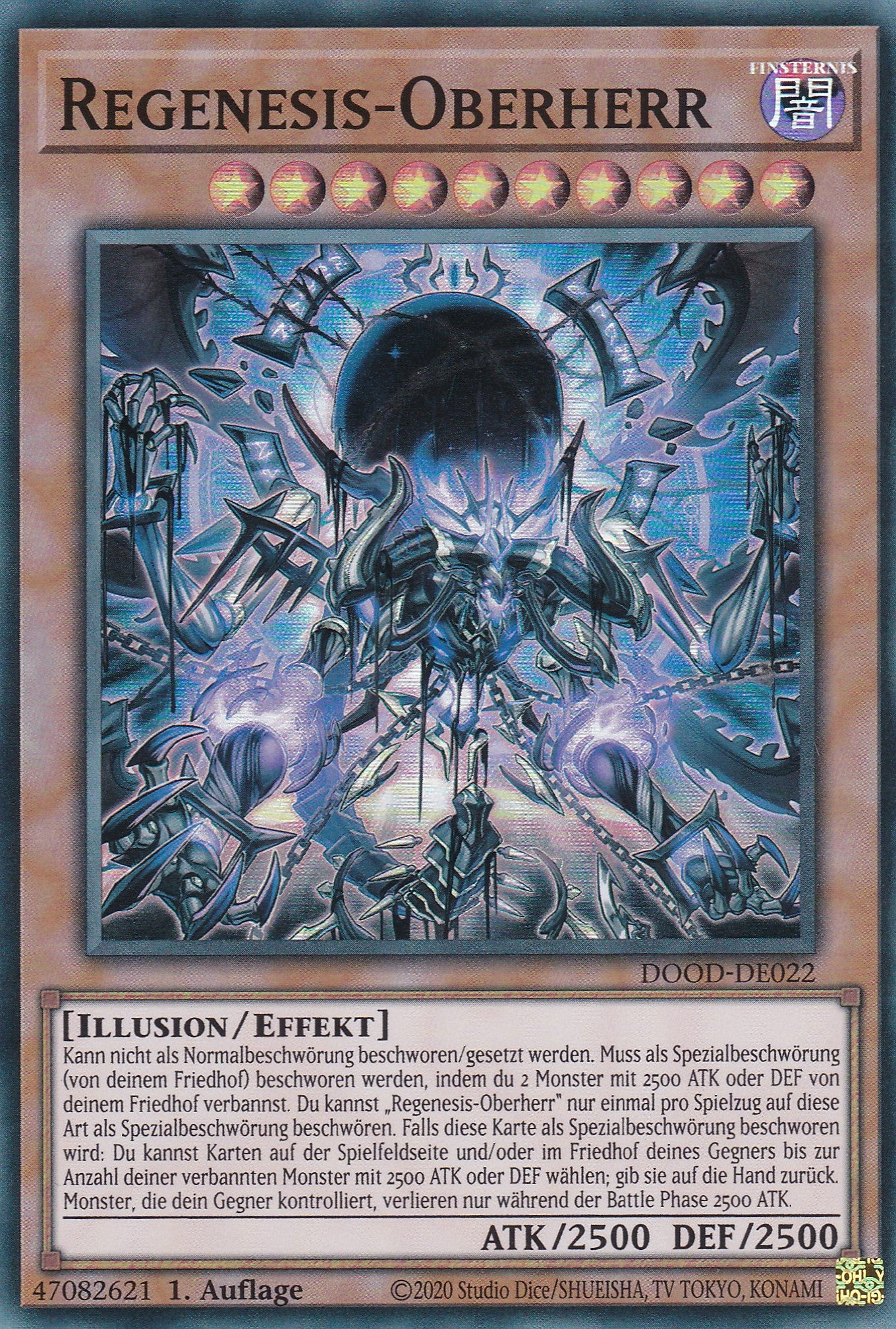 Regenesis-Oberherr – DOOD-DE022 – Super Rare – 1. Auflage – Deutsch – Doom of Dimensions