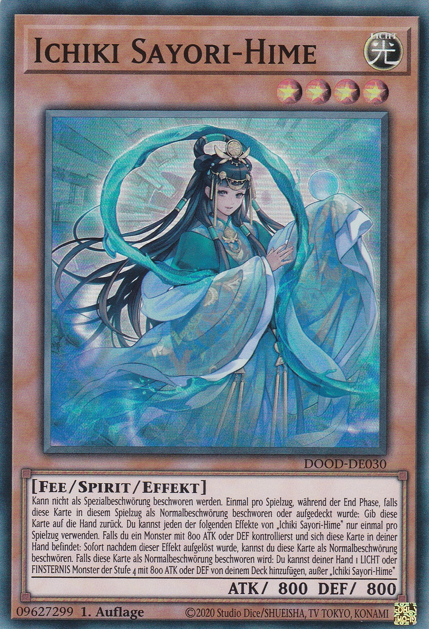 Ichiki Sayori-Hime – DOOD-DE030 – Super Rare – 1. Auflage – Deutsch – Doom of Dimensions