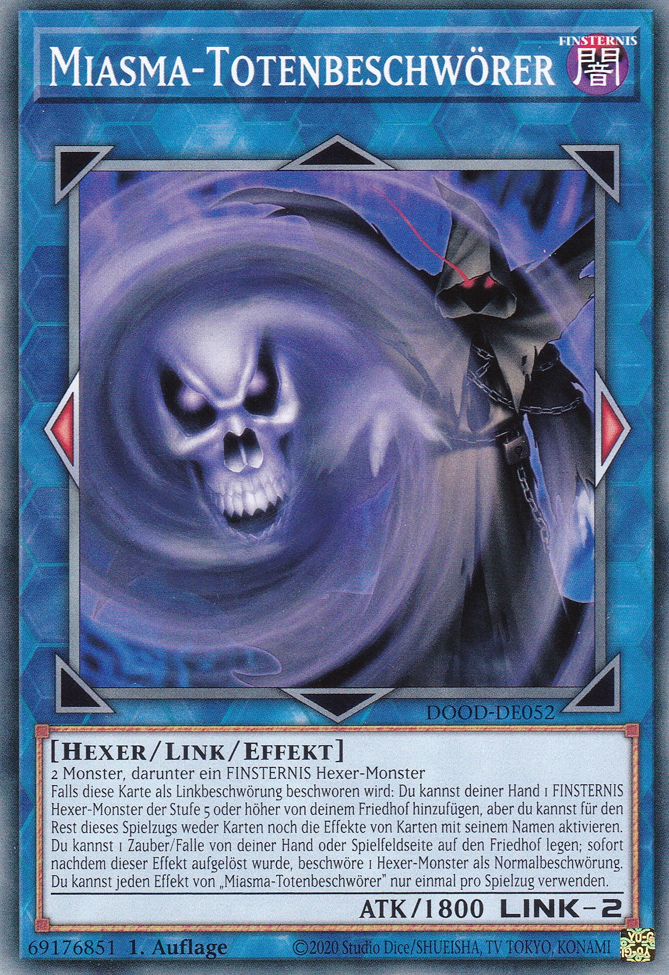 Miasma-Totenbeschwörer – DOOD-DE052 – Common – 1. Auflage – Deutsch – Doom of Dimensions