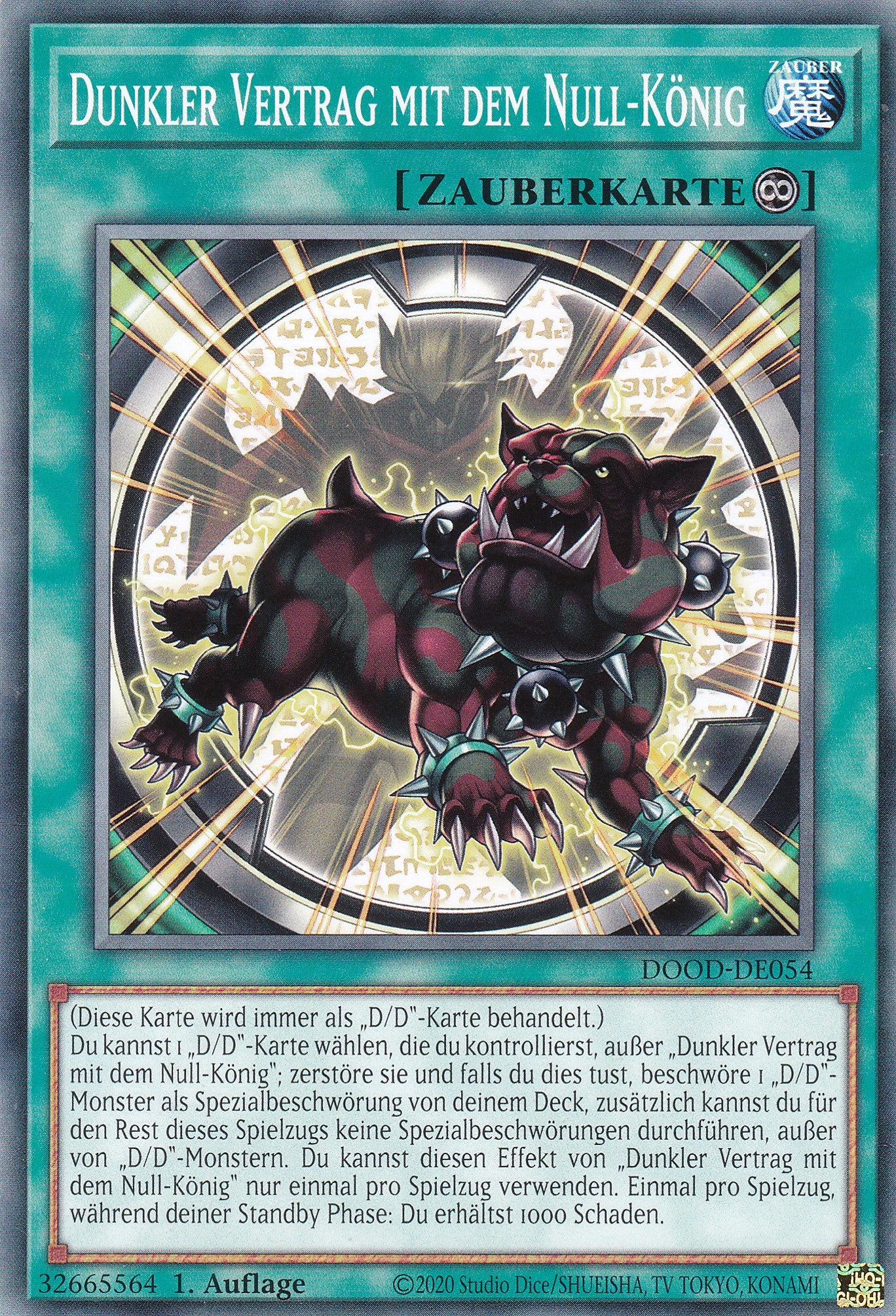 Dunkler Vertrag mit dem Null-König – DOOD-DE054 – Common – 1. Auflage – Deutsch – Doom of Dimensions