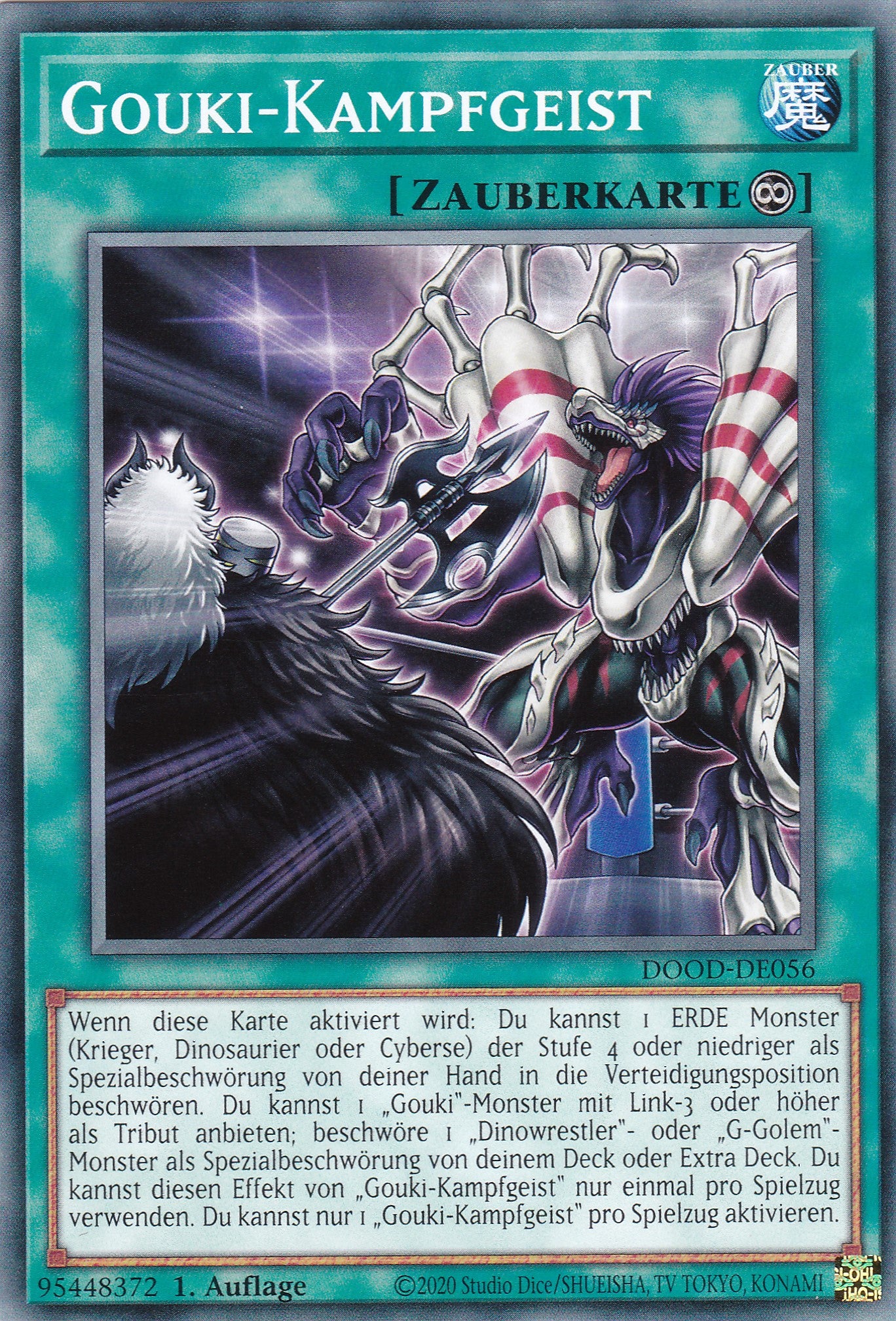 Gouki-Kampfgeist – DOOD-DE056 – Common – 1. Auflage – Deutsch – Doom of Dimensions