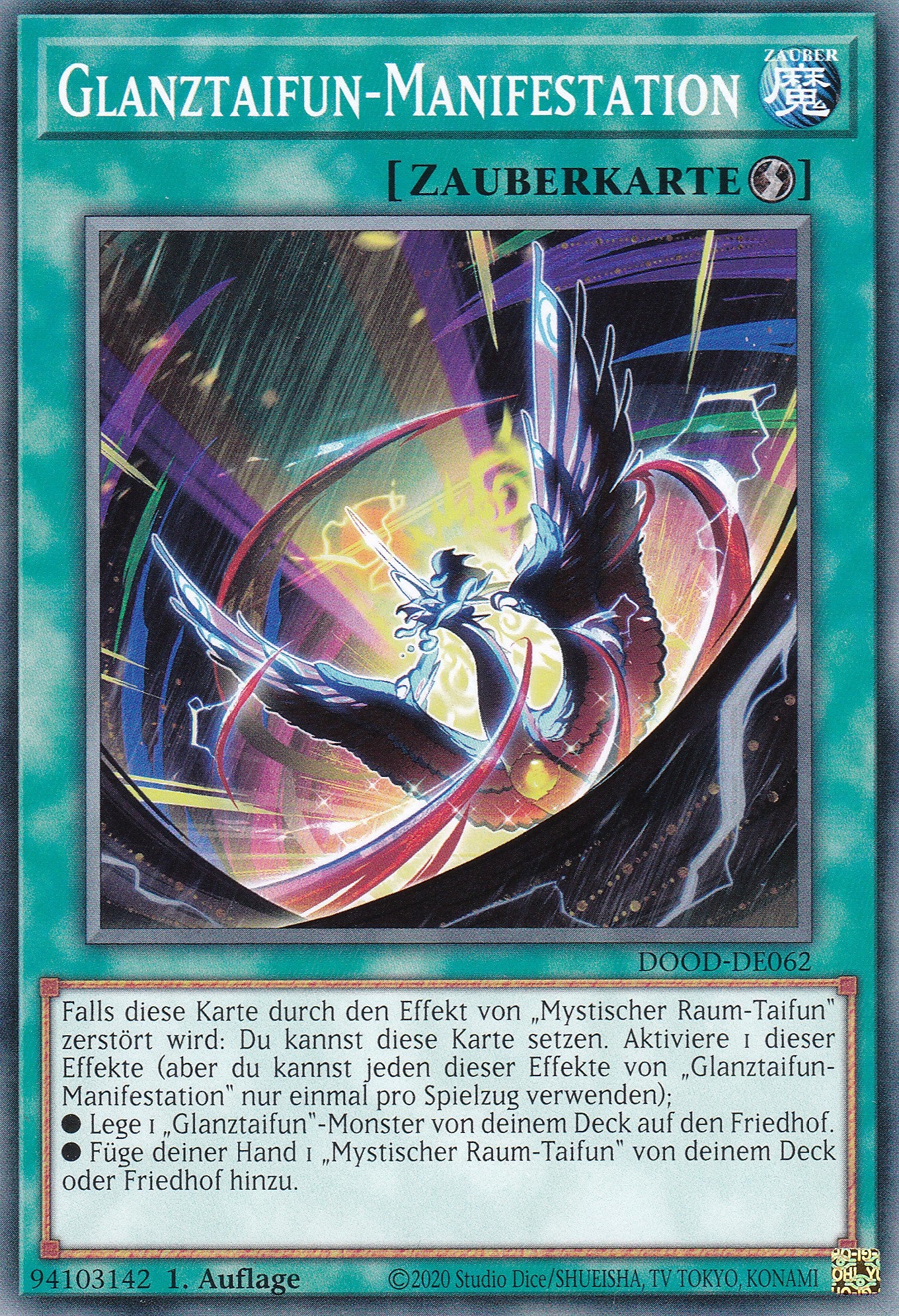 Glanztaifun-Manifestation – DOOD-DE062 – Common – 1. Auflage – Deutsch – Doom of Dimensions