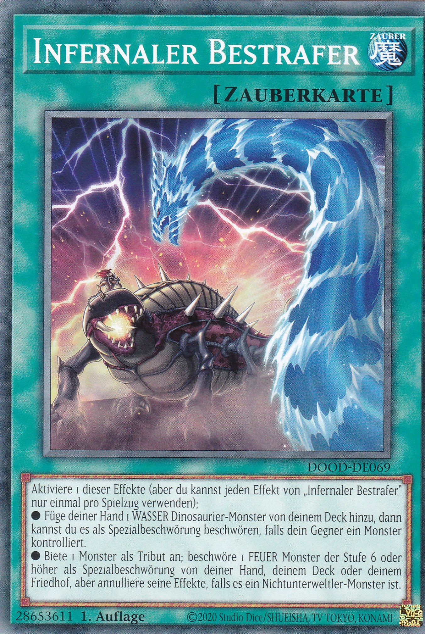 Infernaler Bestrafer – DOOD-DE069 – Common – 1. Auflage – Deutsch – Doom of Dimensions