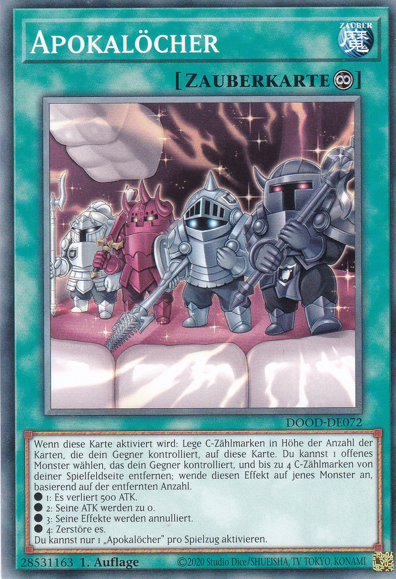 Apokalöcher – DOOD-DE072 – Common – 1. Auflage – Deutsch – Doom of Dimensions