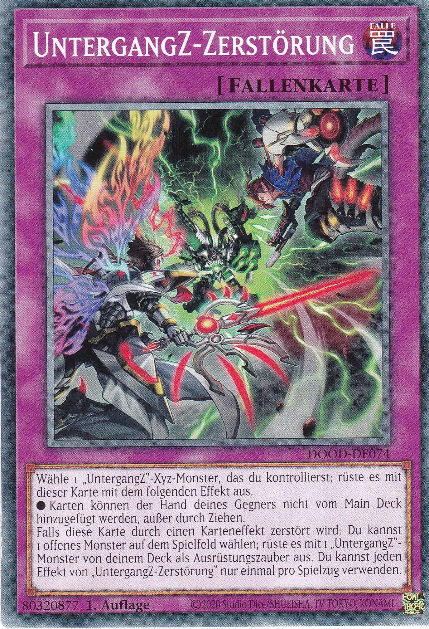 UntergangZ-Zerstörung – DOOD-DE074 – Common – 1. Auflage – Deutsch – Doom of Dimensions