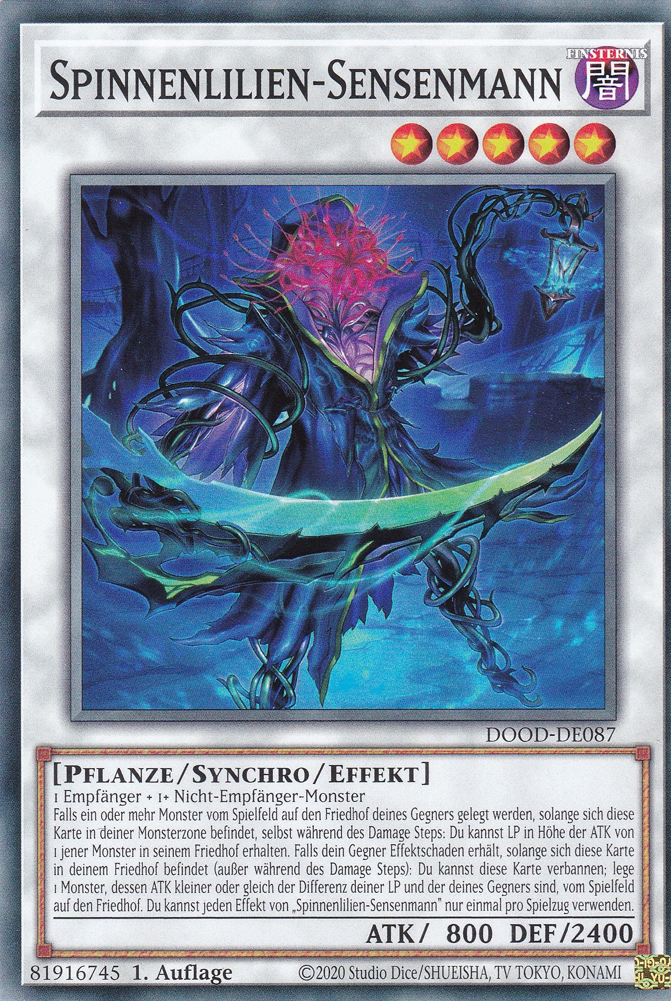 Spinnenlilien-Sensenmann – DOOD-DE087 – Common – 1. Auflage – Deutsch – Doom of Dimensions