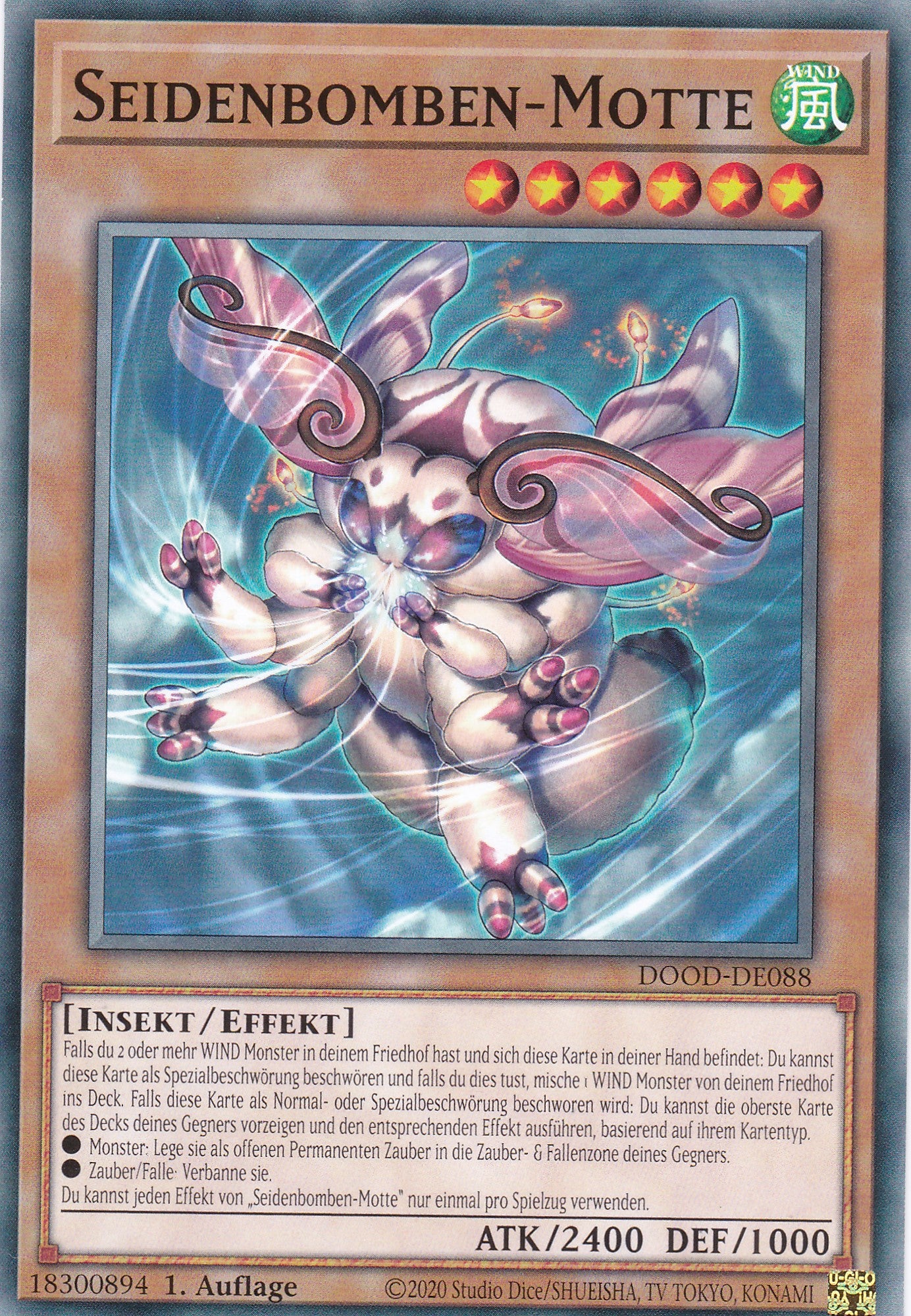 Seidenbomben-Motte – DOOD-DE088 – Common – 1. Auflage – Deutsch – Doom of Dimensions