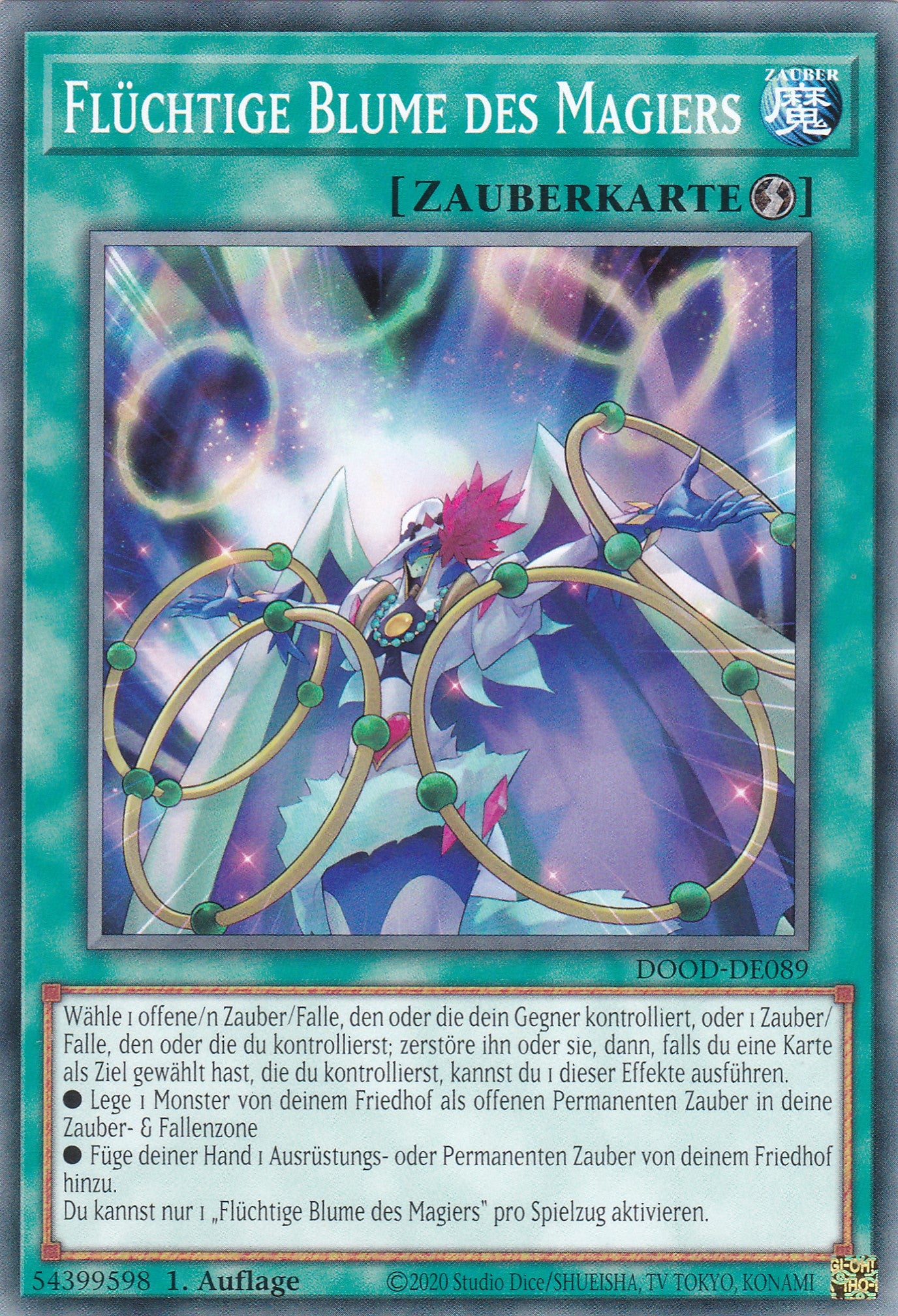 Flüchtige Blume des Magiers – DOOD-DE089 – Common – 1. Auflage – Deutsch – Doom of Dimensions