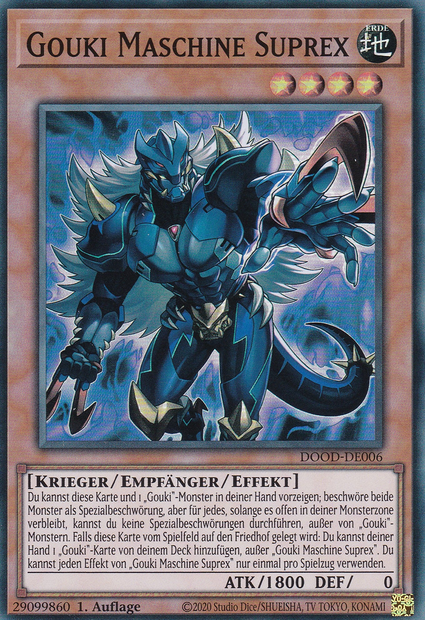 DOOD-DE006 – Gouki Maschine Suprex - Super Rare – 1. Auflage – Deutsch – Doom of Dimensions