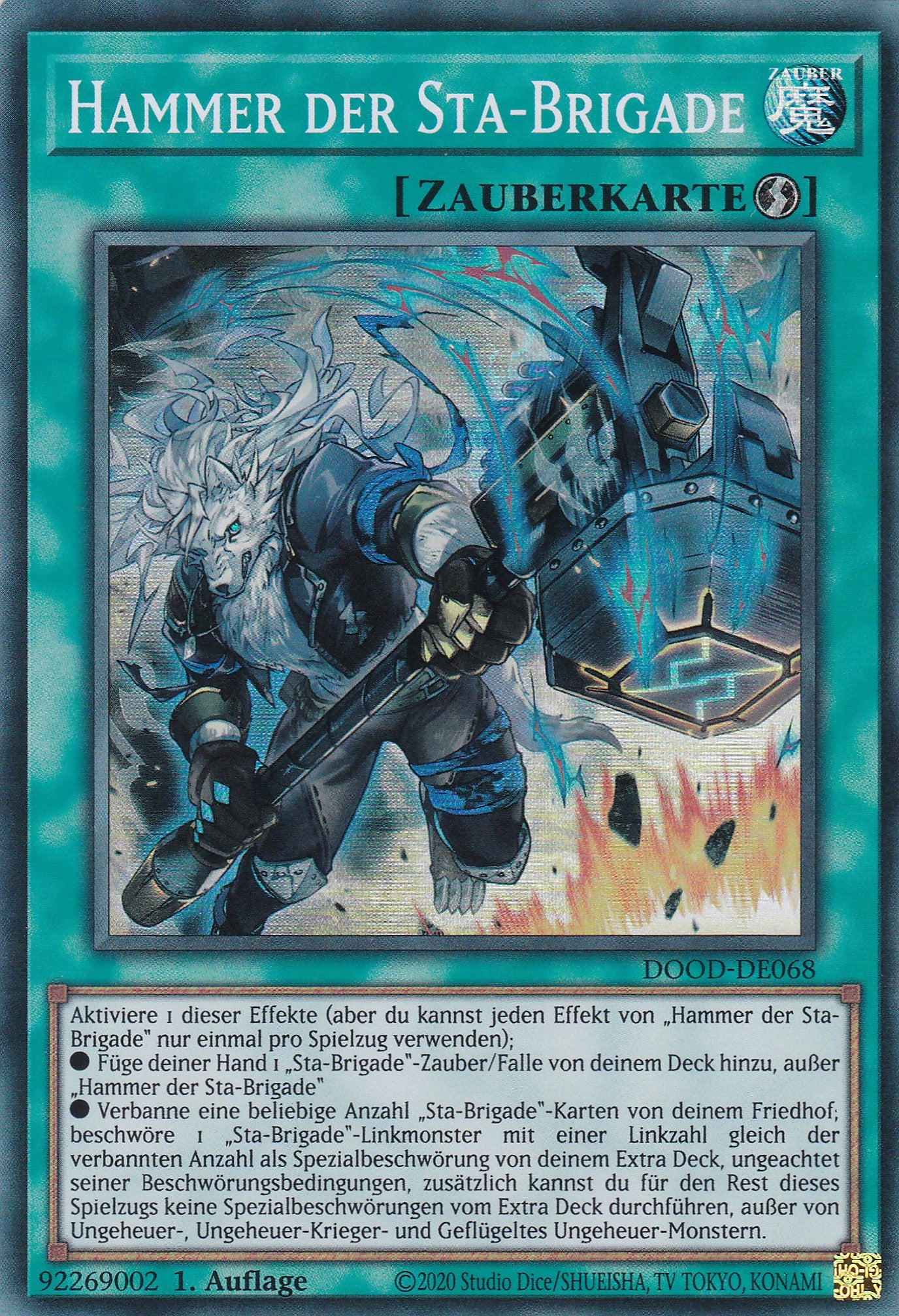 DOOD-DE068 – Hammer der Sta-Brigade - Super Rare – 1. Auflage – Deutsch – Doom of Dimensions