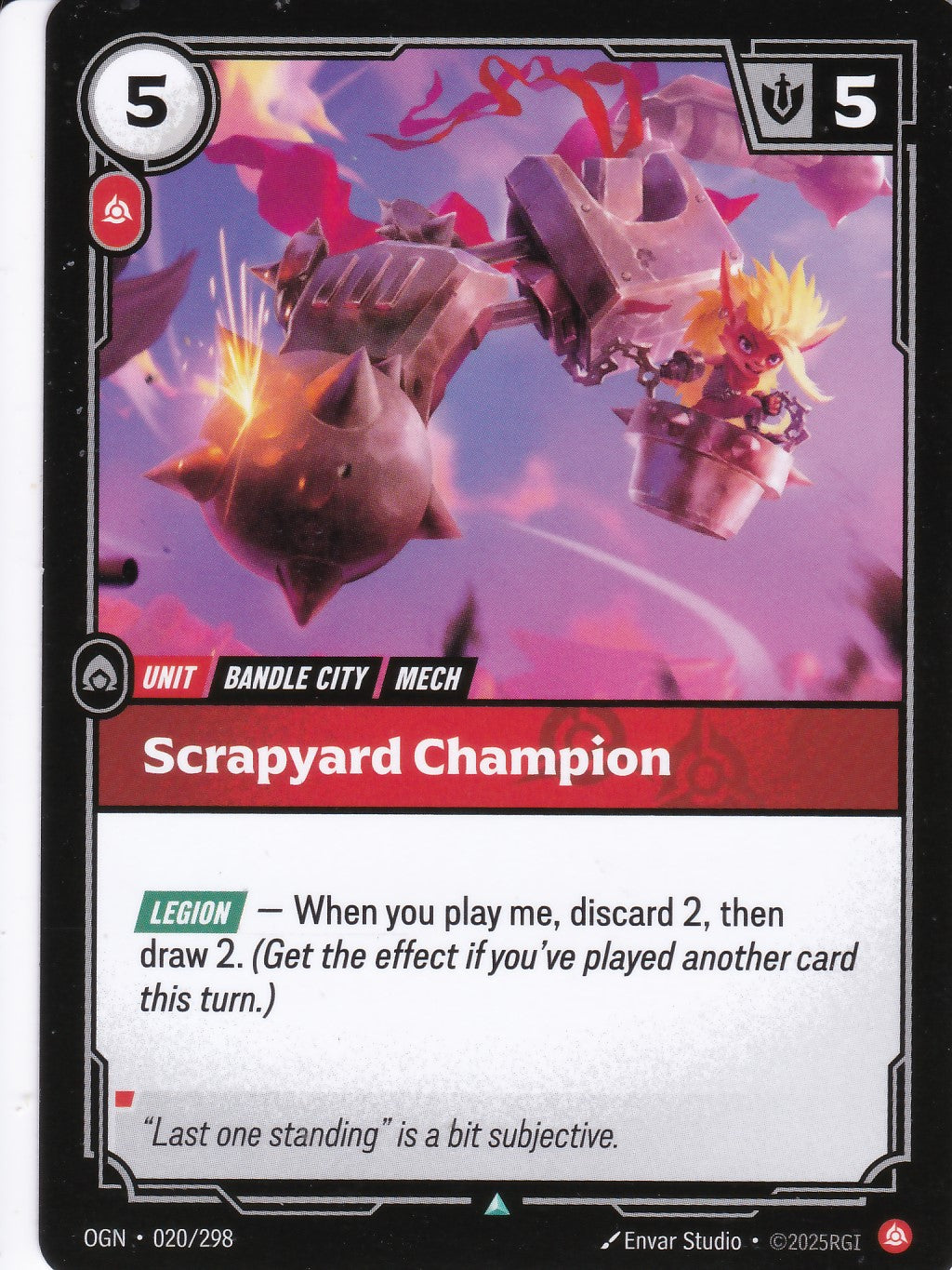 Scrapyard Champion - OGN-020 - Uncommon - EN - Origins