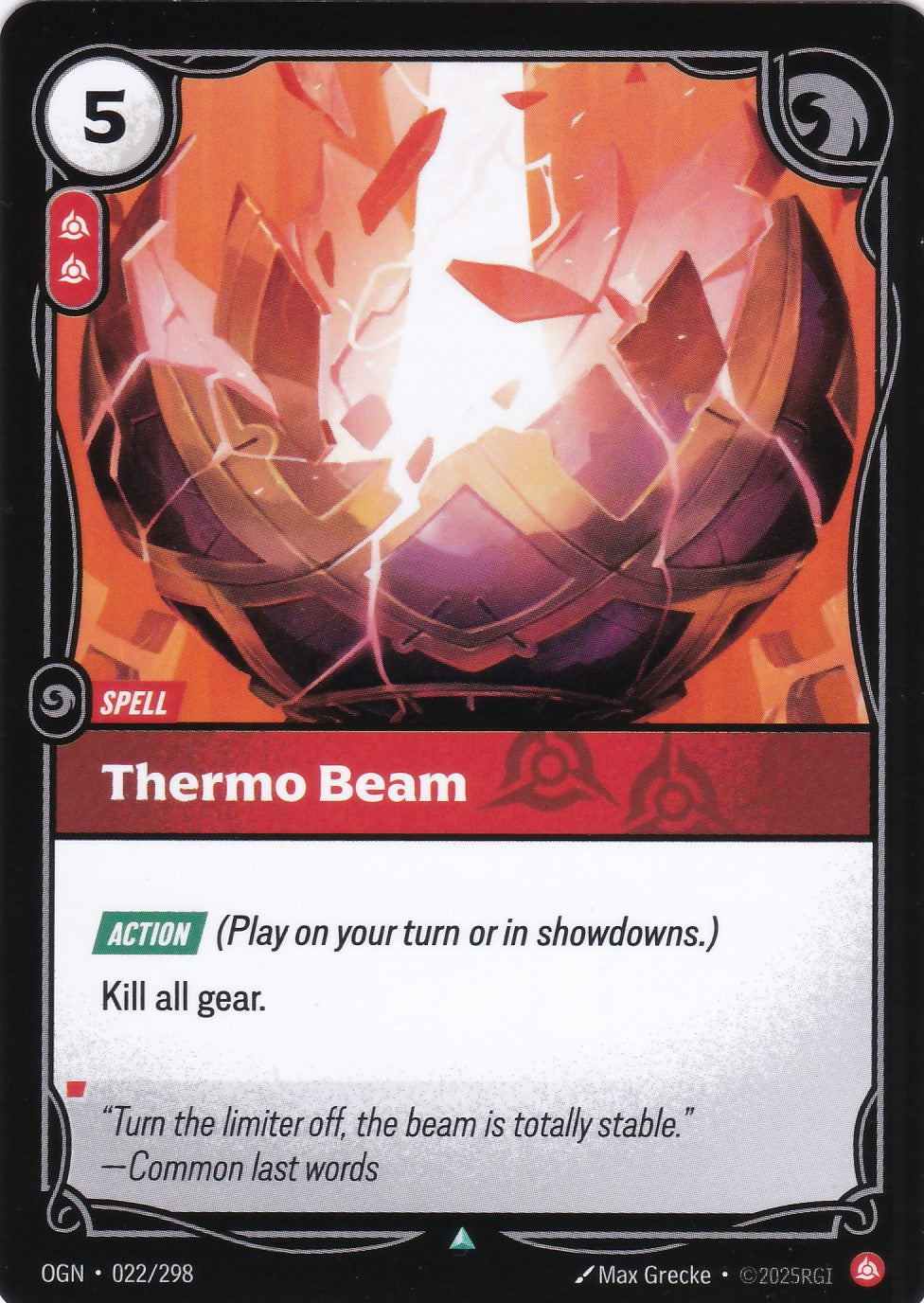 Thermo Beam - OGN-022 - Uncommon - EN - Origins